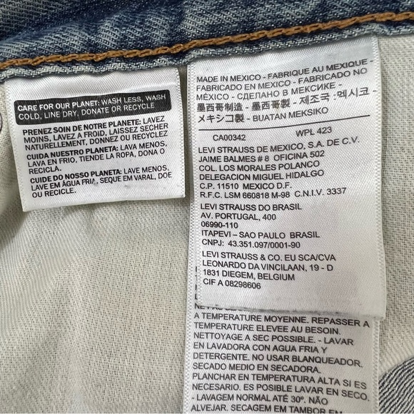 Levi's 511tm Distressed SLIM FIT LEVI'S® FLEX MEN'S JEANS 32x32 (discontinued) - Picture 9 of 12